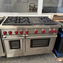 Wolf 48 Inch Freestanding Professional Gas Range