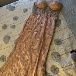 Prom Dress .. Pink Or Rosa Palo 