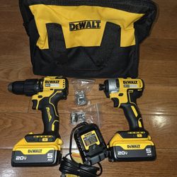 
DEWALT
20V Cordless 2-Tool Combo Kit with 5.0 Batteries and Charger