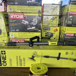RYOBI ONE+ 18V Cordless Telescoping Power Scrubber (Tool Only