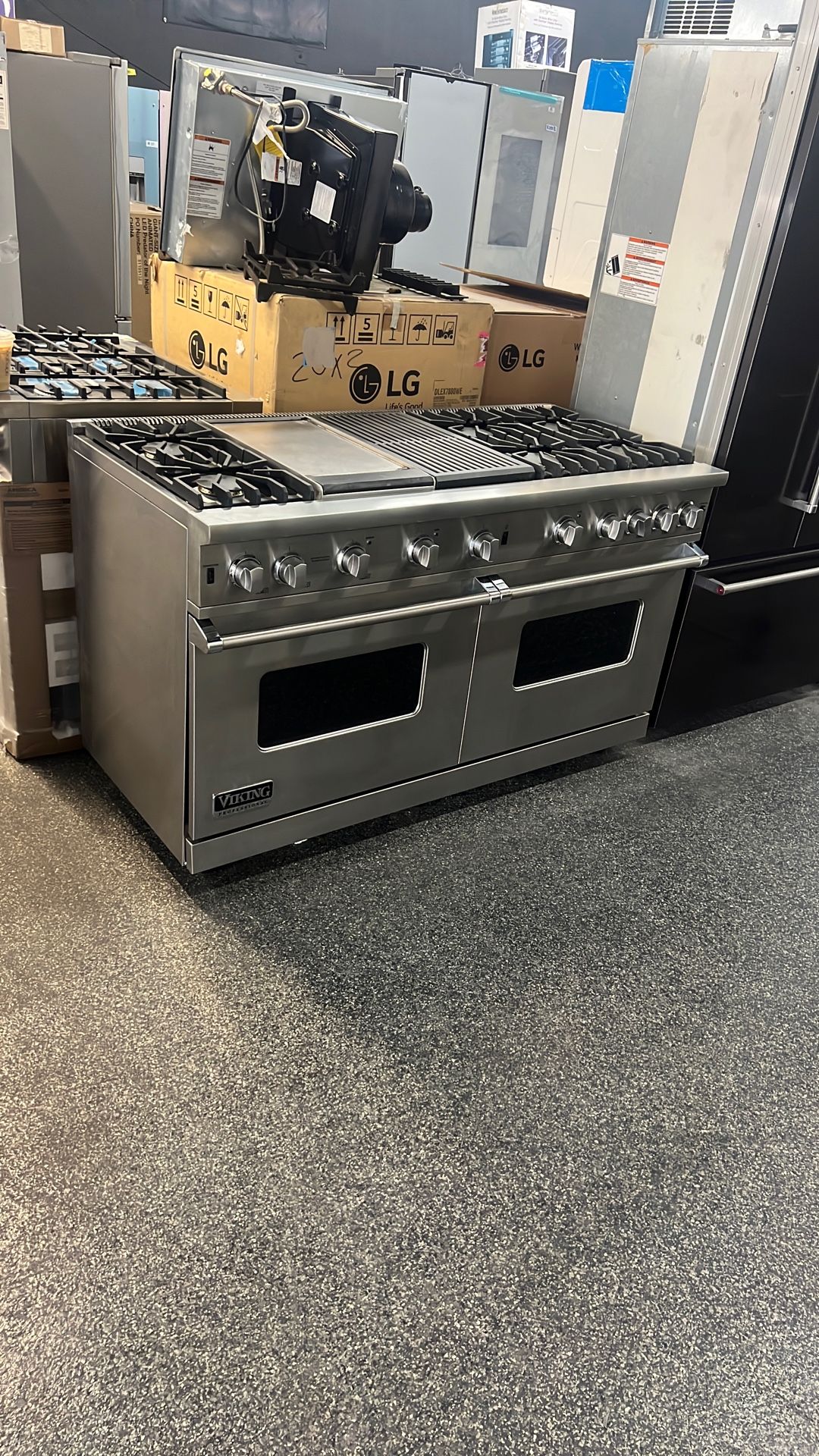 2017 VIKING 5 SERIES 60” GAS 110V RANGE STOVE OVEN