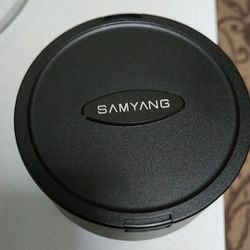 Samyang fisheye lens, 2.8/14 mm for Canon EF