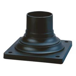 ACCLAIM LIGHTING 5999BK Pier Mount Adapter, Matte Black