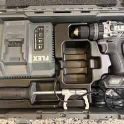 Flex 24V 1/2in 2 Speed Hammer Drill (Turbo)