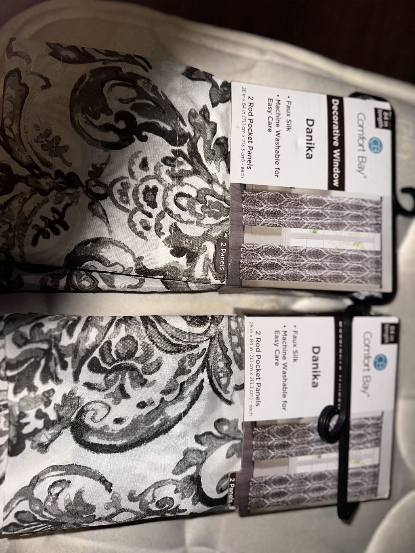 3 Sets Of Curtains.