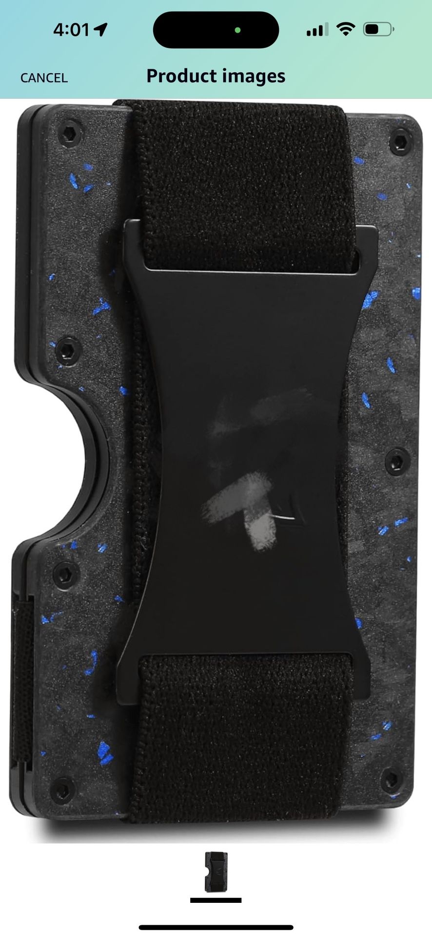 Minimalist Wallet for Men RFID Blocking Aluminum Wallet