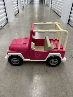 Battat Our Generation My Way And Highways Red White  4x4 Jeep For 18" Dolls Gift