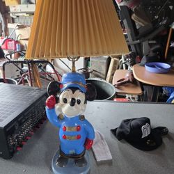 Vintage Mickey Mouse Rare Lamp