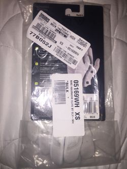 Brand new white Nike pro XS batting gloves