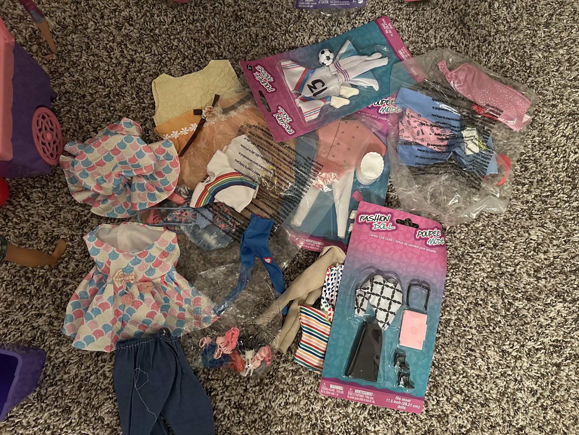 Barbie Doll Size Clothing &  Accessories $10 Or Reasonable OBO