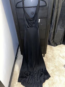Long black formal dress
