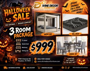 New 3 Room Package Deal & Queen