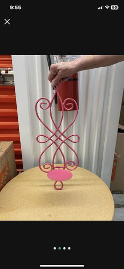 Large pink sconces