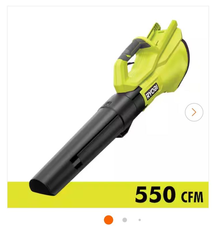 NEW IN BOX RYOBI 40V 120 MPH 550 CFM Cordless Battery Leaf Blower (Tool Only)
