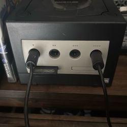 GameCube With 2 Controllers And Memory Card 