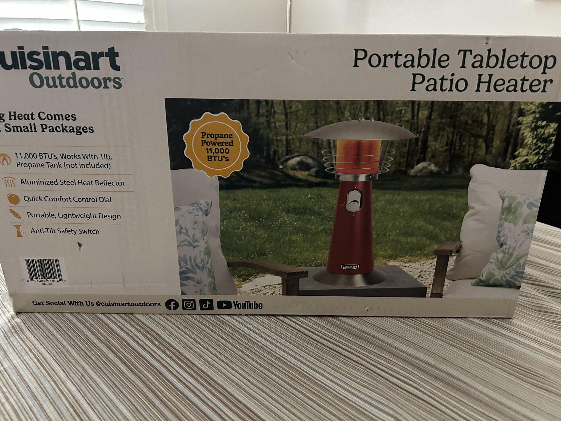 Heater - New Patio Tabletop