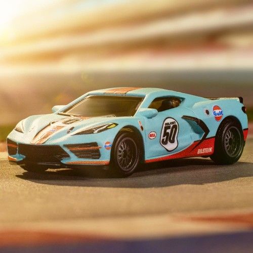 2022 MATTEL CREATIONS MATCHBOX 2020 Chevy Corvette Gulf Livery ⭐️FACTOR-SEALED⭐️