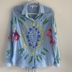 Desigual Ethnic Brushstrokes Shirt