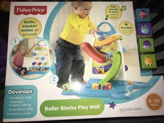 Fisher Price Roller Block Play Wall *NEW*