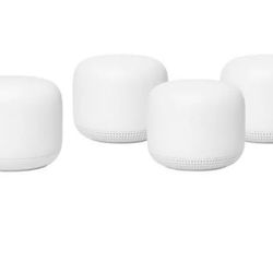 Google Google Nest Wifi Router AC2200 Smart Mesh Wi-Fi Router 4 pack