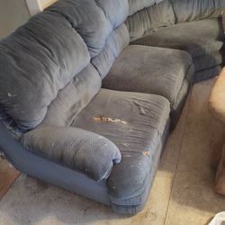 Big Couch With Fold Out Bed. 