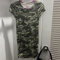 Camo T-shirt Dress