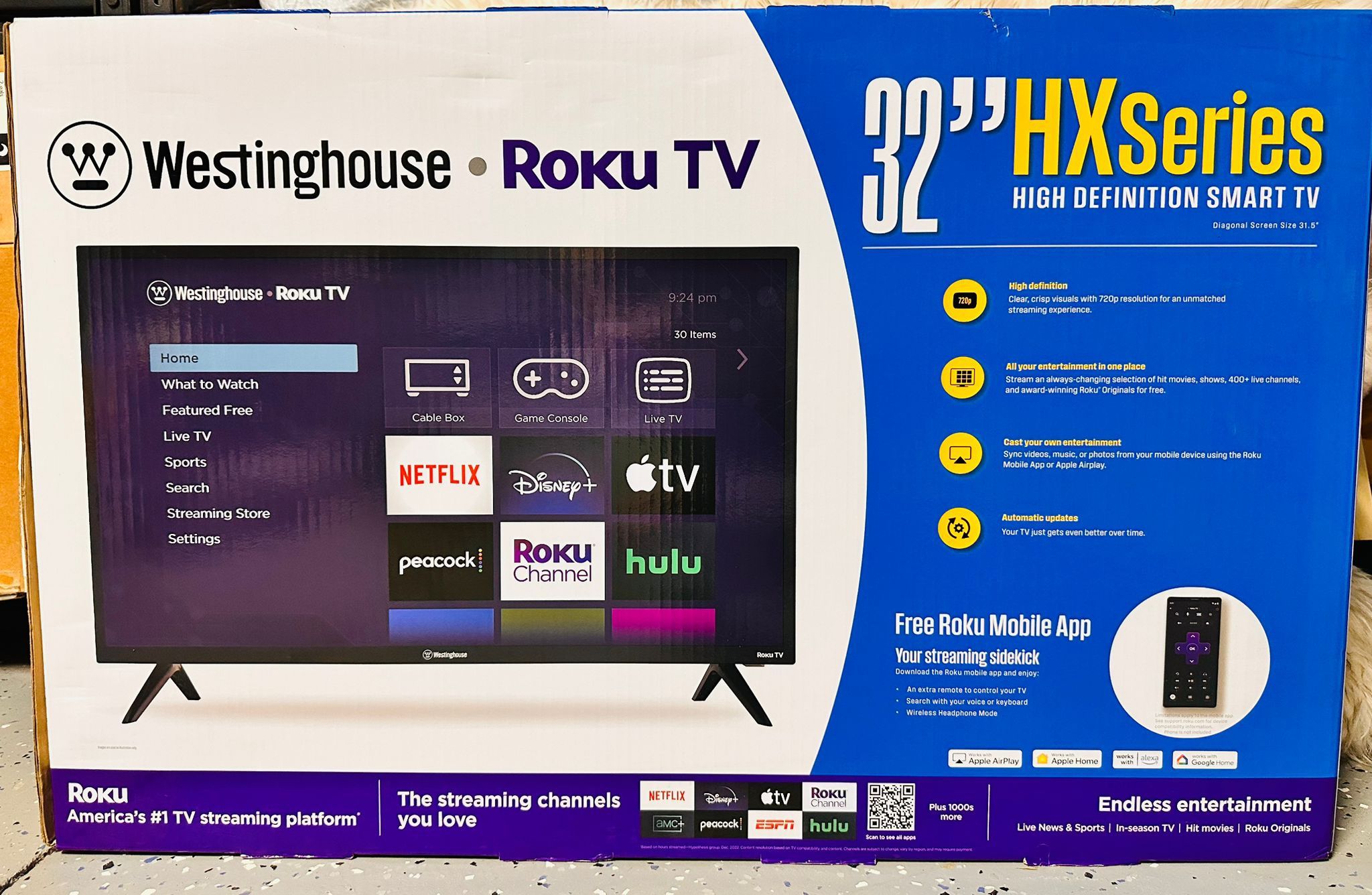 Se vende Westinghouse • Roku TV 32"HXSeries HIGH DEFINITION SMART TV   