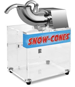 Snow cone-ice shaver