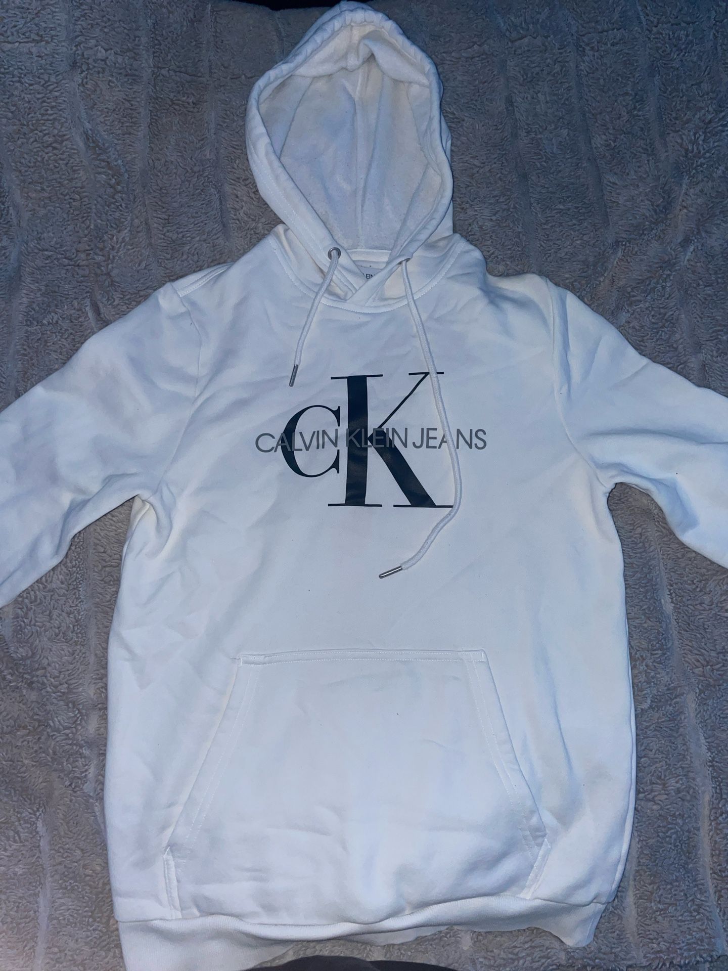 White Calvin Klein Hoodie