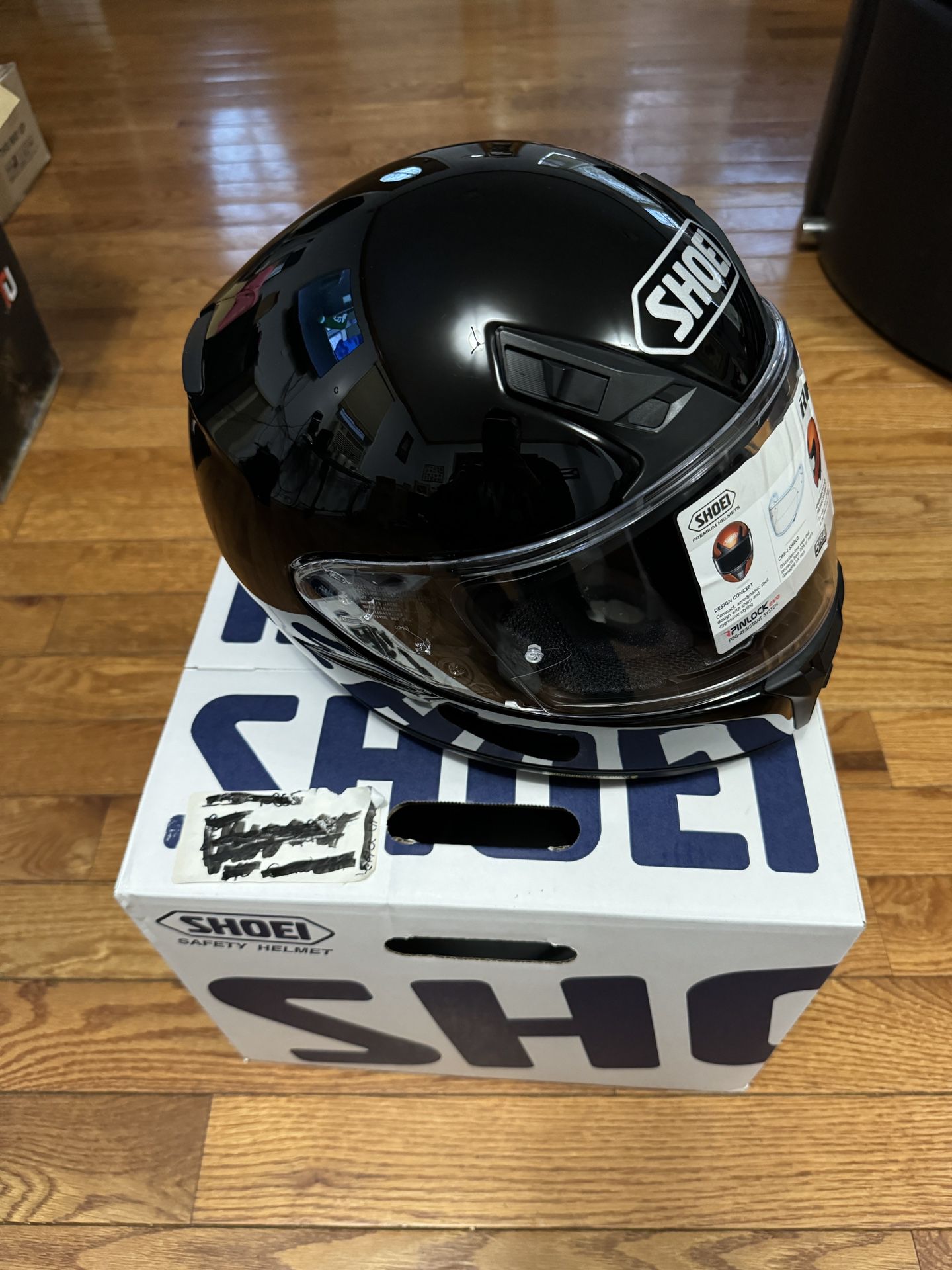 SHOEI RF-SR Full Face Helmet W/ Chrome Visor 