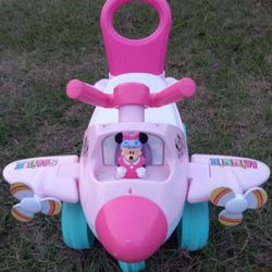 Minnie Mouse Airplane Ride On Toy
