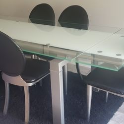 Glass Dining Table 