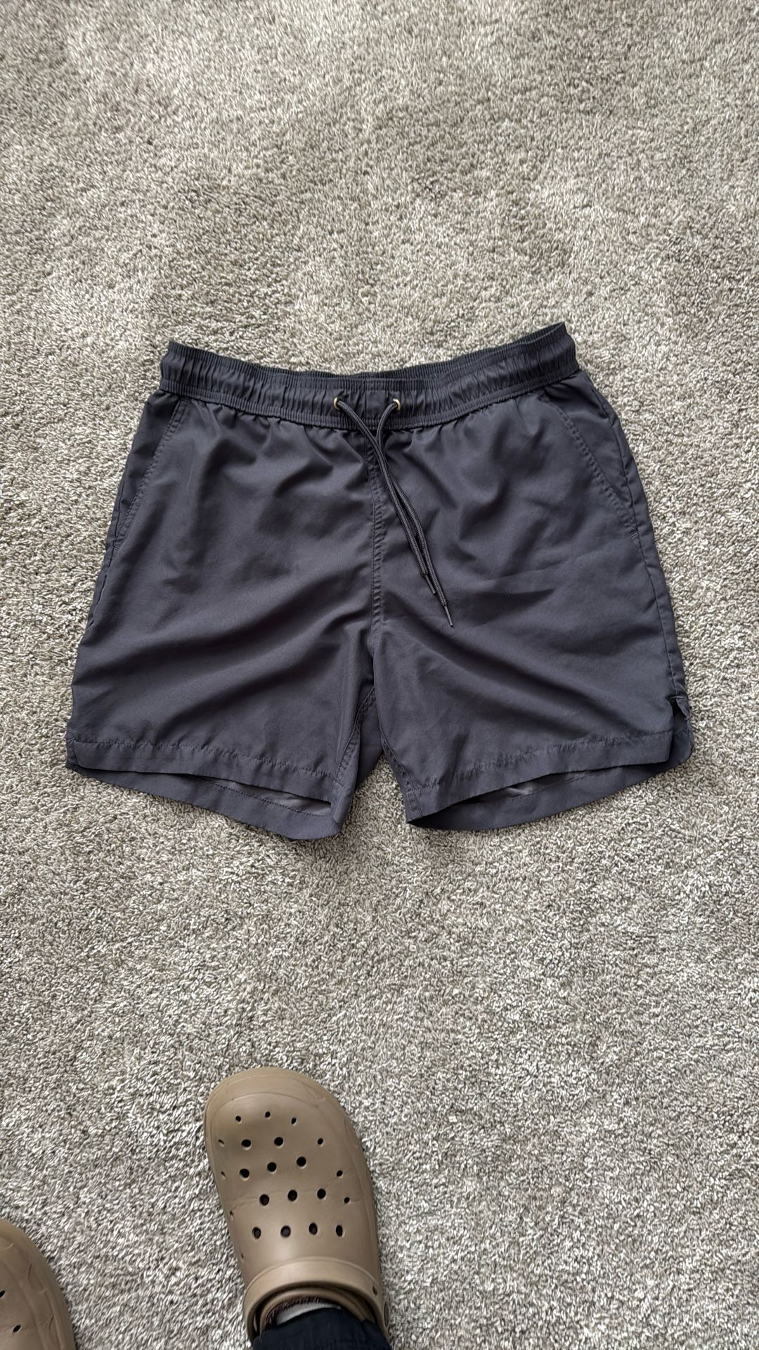 George Men’s 32-34 Grey Swim Shorts