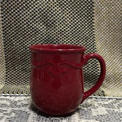 Princess House : Un Set De Cuatro Vasos Rojos