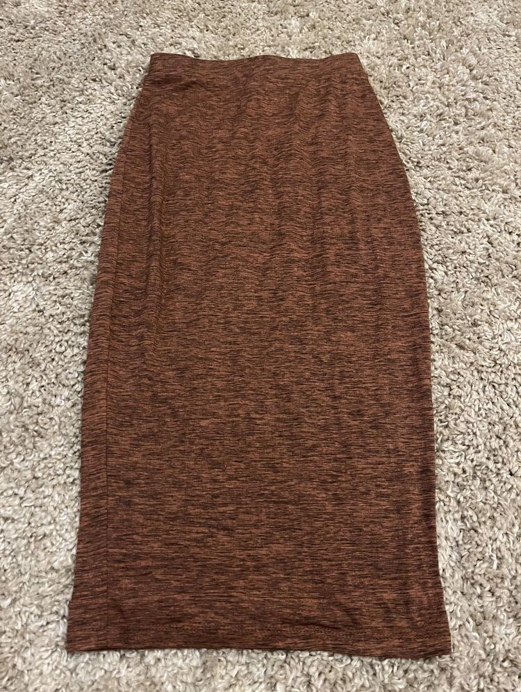 Long Brown Skirt