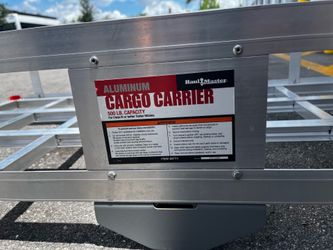 Aluminum cargo carrier and cover