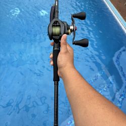 Shimano curado 300 hg on an okuma guide select 7,11 Heavy Fast