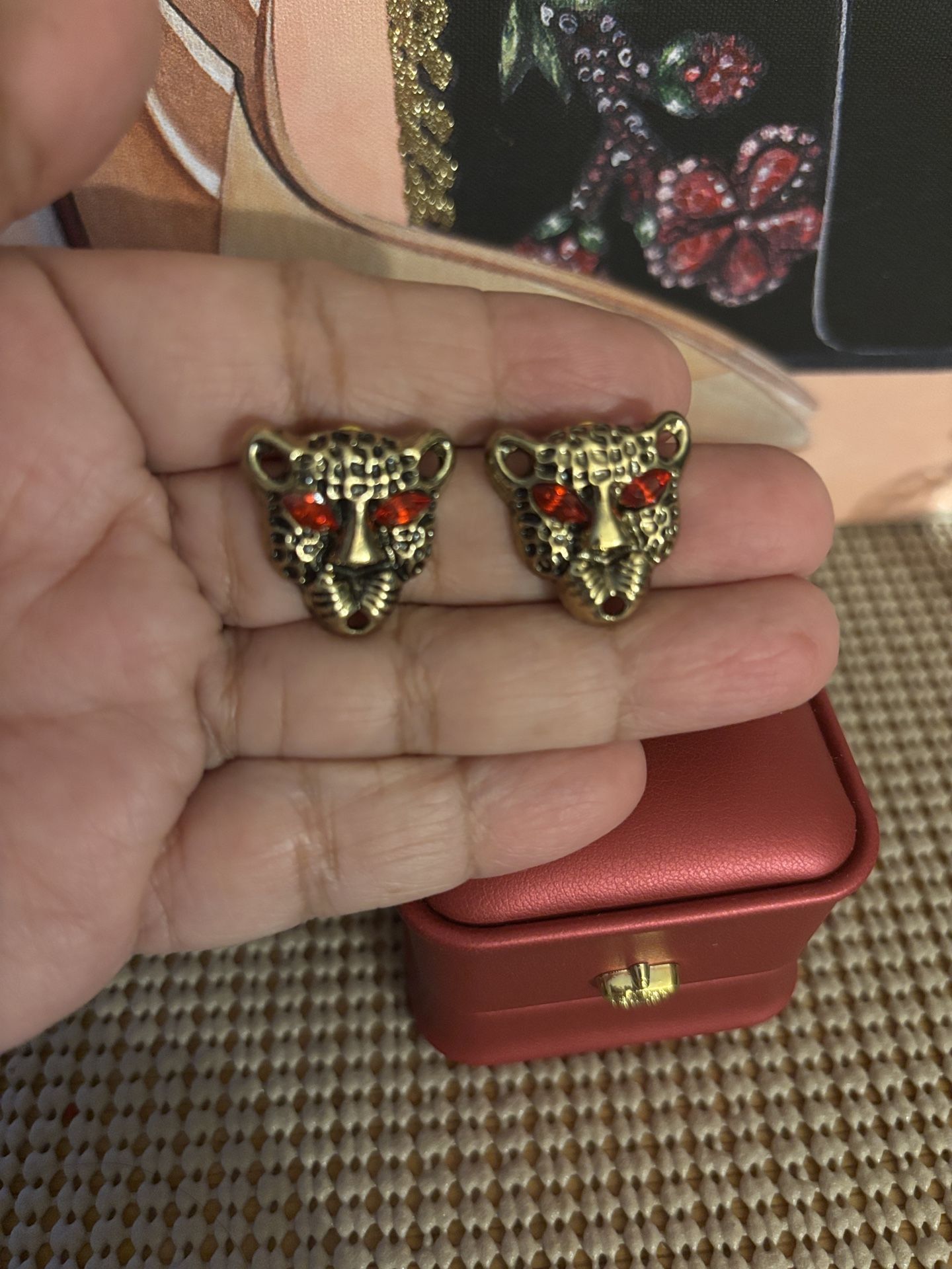 Leopard Earrings