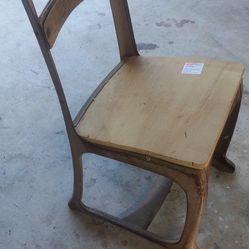 Vintage Children's School Chair