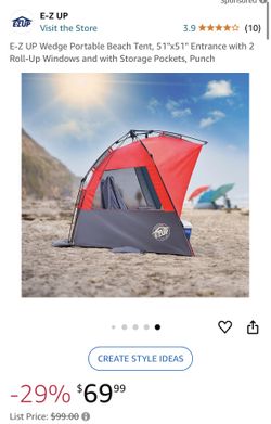 EZ Up Portable Beach Tent