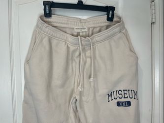 MUSEUM XXL PEACE & QUIET 3/4 LENGTH OFF-WHITE/CREAM COLOR PANTS-MEN’S LARGE