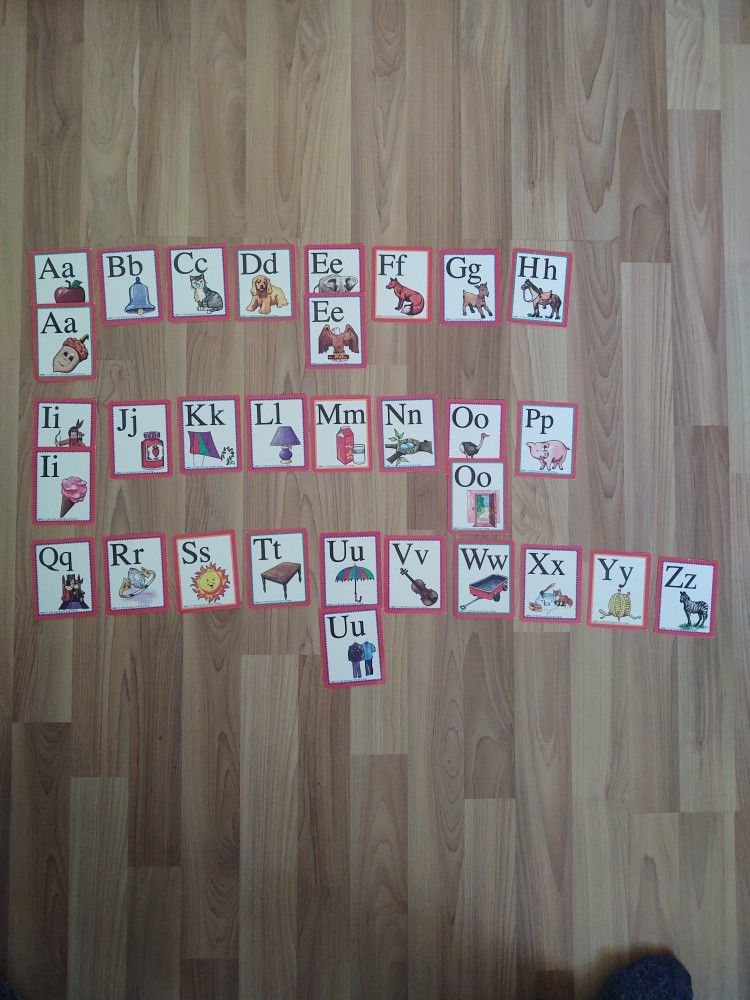 Abeka Mini Alphabet + Bible Memory Flashcards