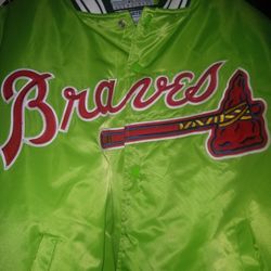 BASEBALL ⚾⚾ MLB MAJOR LEAGUE RARE LIME 🍋‍🟩 GREEN 2XL JACKET! only 160  BETTER HURRY! RARE LIME GREEN