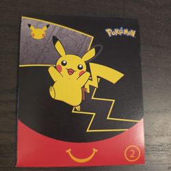 Sealed Pokemon 24th Anniversary McDonalds Card