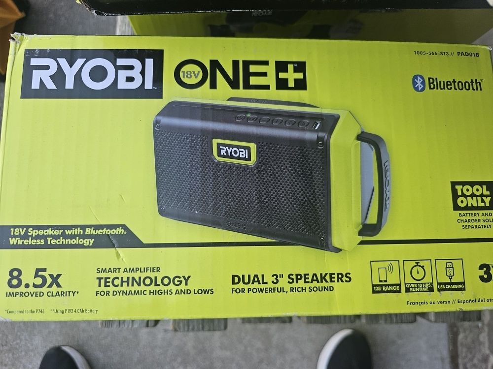 ryobi bluetooth speaker