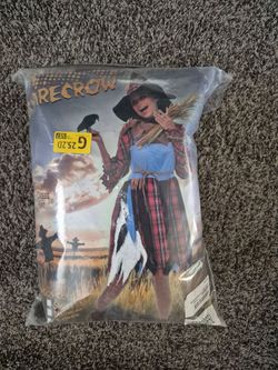 Scarecrow Halloween Costume Women's Size Large