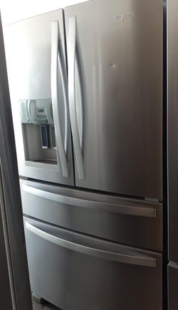 Whirlpool 4-Door Stainless Steel Fridge
