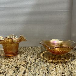 Marigold Carnival Glassware Collection