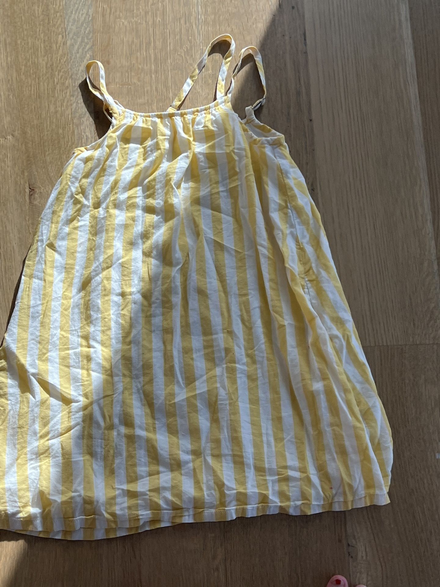 Abercrombie Kids Yellow And White Dress