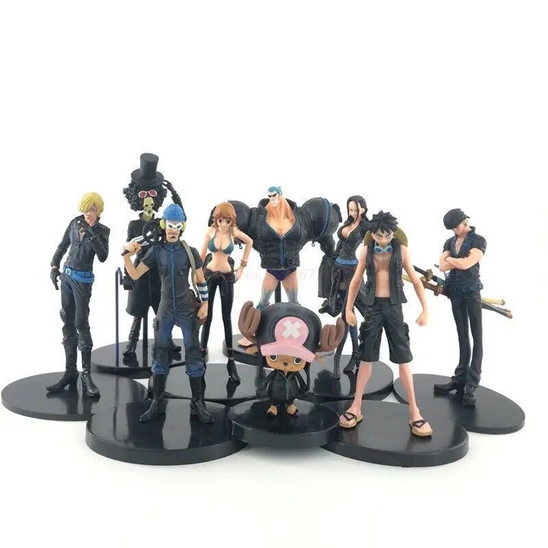 One Piece Action Figures Lot Of 9 Pcs Luffy, Zoro, Usopp, Sanji, Nami, Chopper, Robin, Franky, Brook (Brand New, Sealed)